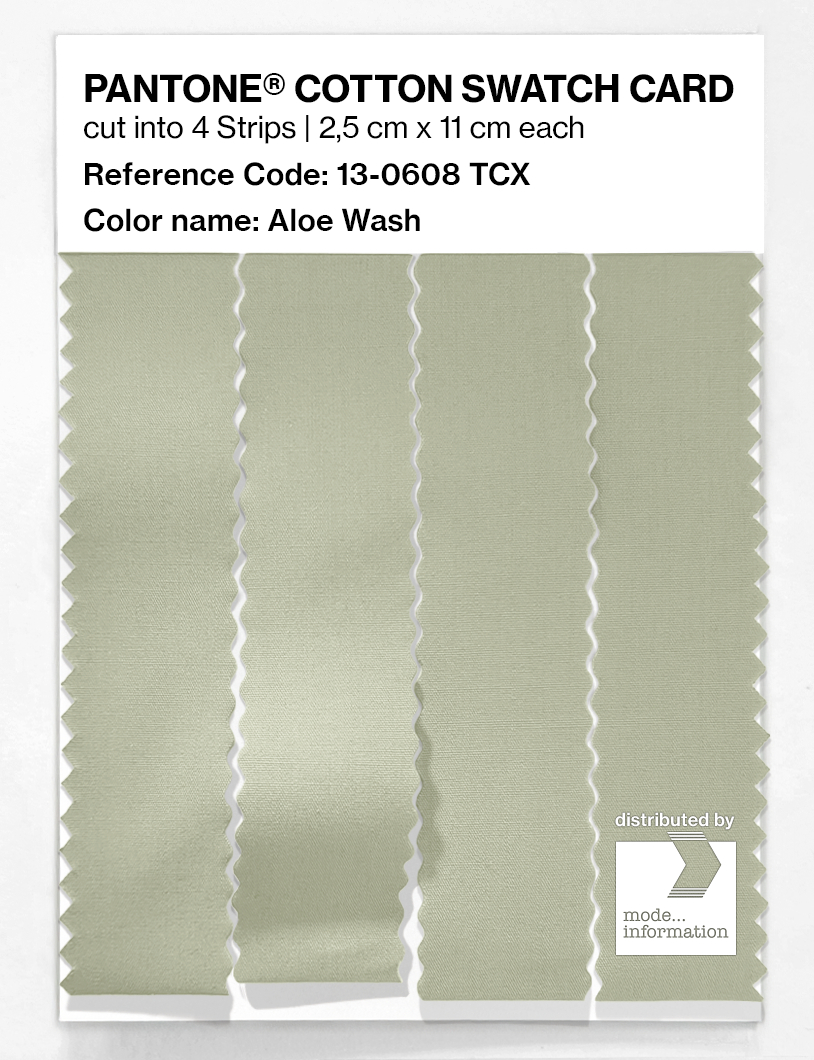 Artikelbild 3 des Artikels “PANTONE® COTTON SWATCH CARD 13-0608 TCX Aloe Wash “