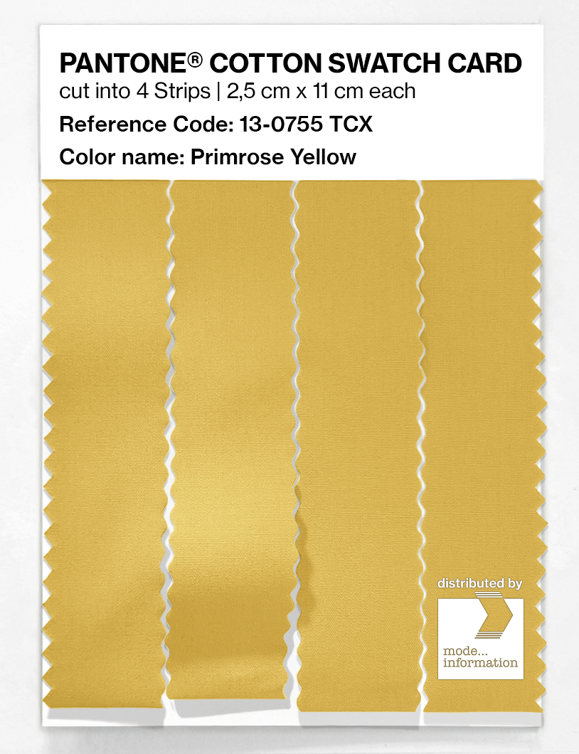 Artikelbild 3 des Artikels “PANTONE® COTTON SWATCH CARD 13-0755 TCX Primrose Yellow “