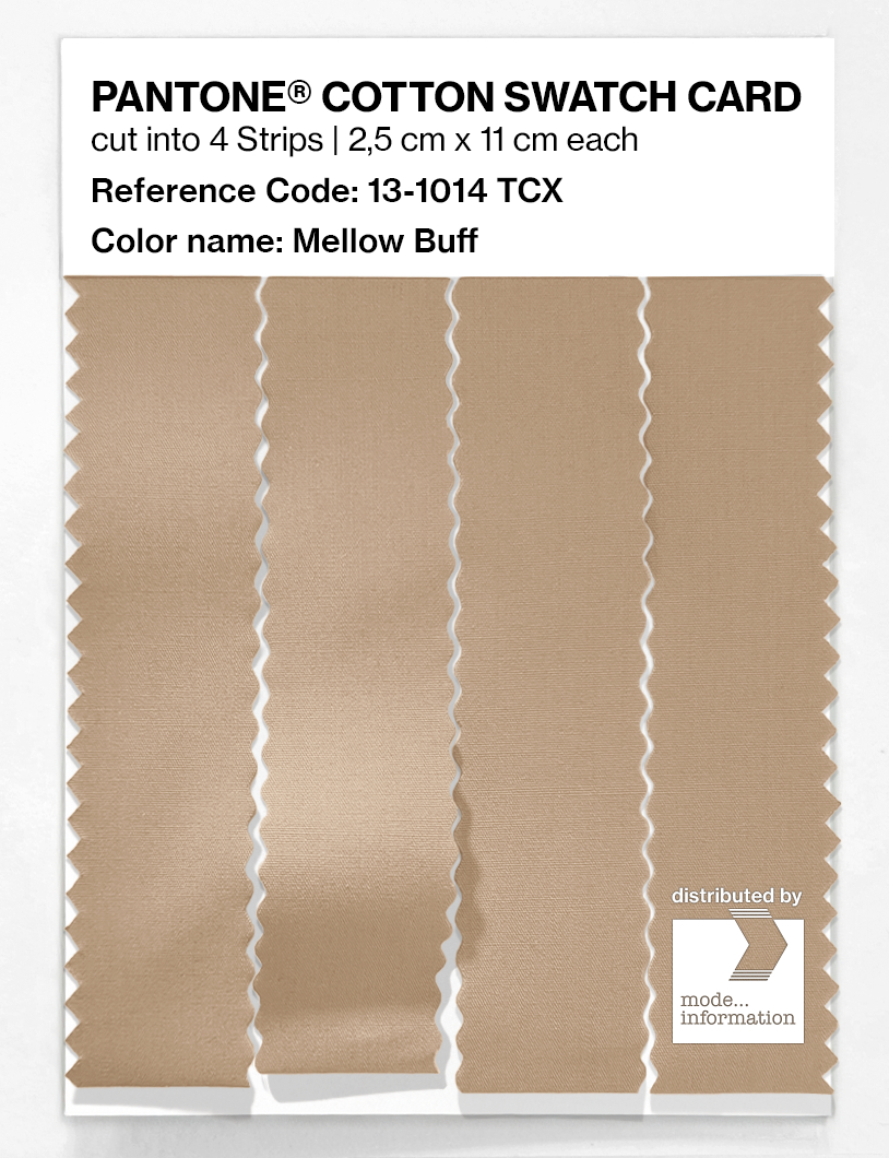 Artikelbild 3 des Artikels “PANTONE® COTTON SWATCH CARD 13-1014 TCX Mellow Buff “