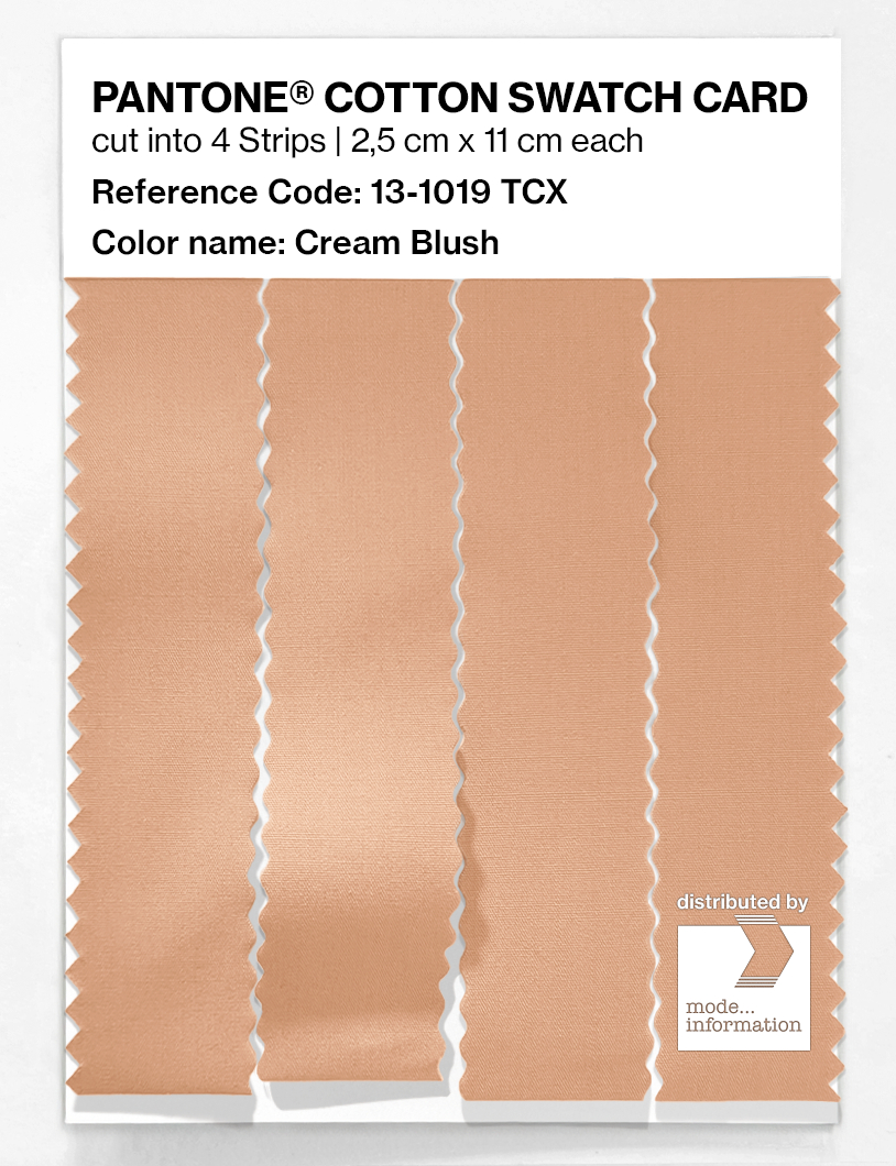 Artikelbild 3 des Artikels “PANTONE® COTTON SWATCH CARD 13-1019 TCX Cream Blush “