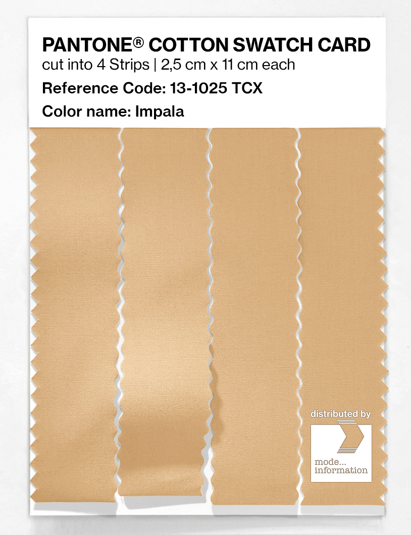 Artikelbild 3 des Artikels “PANTONE® COTTON SWATCH CARD 13-1025 TCX Impala “