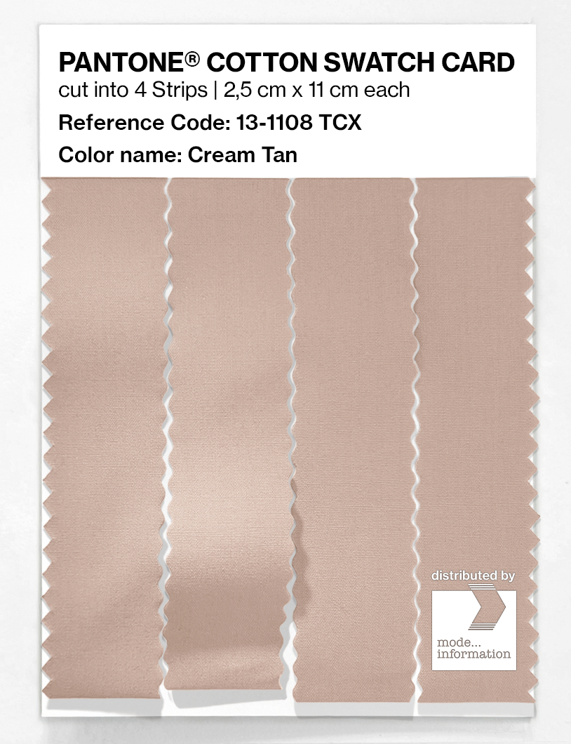 Artikelbild 3 des Artikels “PANTONE® COTTON SWATCH CARD 13-1108 TCX Cream Tan “