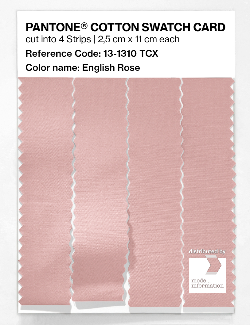 Artikelbild 3 des Artikels “PANTONE® COTTON SWATCH CARD 13-1310 TCX English Rose “