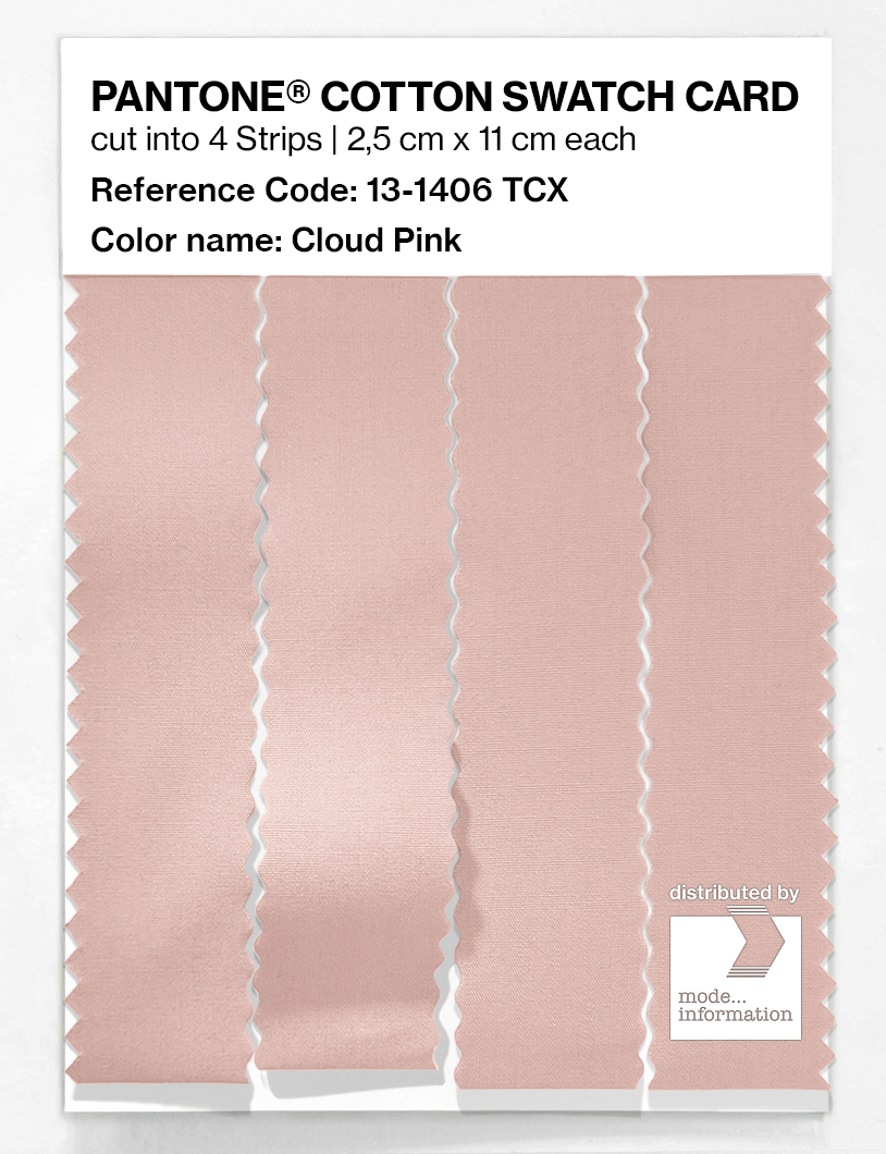 Artikelbild 3 des Artikels “PANTONE® COTTON SWATCH CARD 13-1406 TCX Cloud Pink “