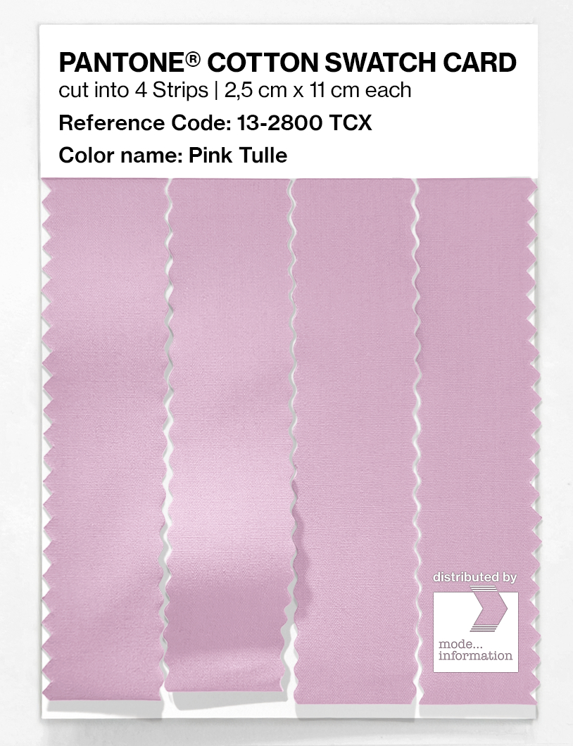 Product image 3 of the product “PANTONE® COTTON SWATCH CARD 13-2800 TCX Pink Tulle ”