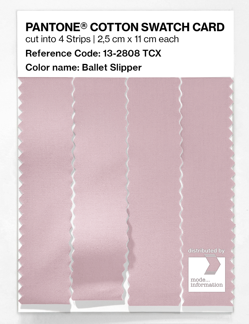 Artikelbild 3 des Artikels “PANTONE® COTTON SWATCH CARD 13-2808 TCX Ballet Slipper “