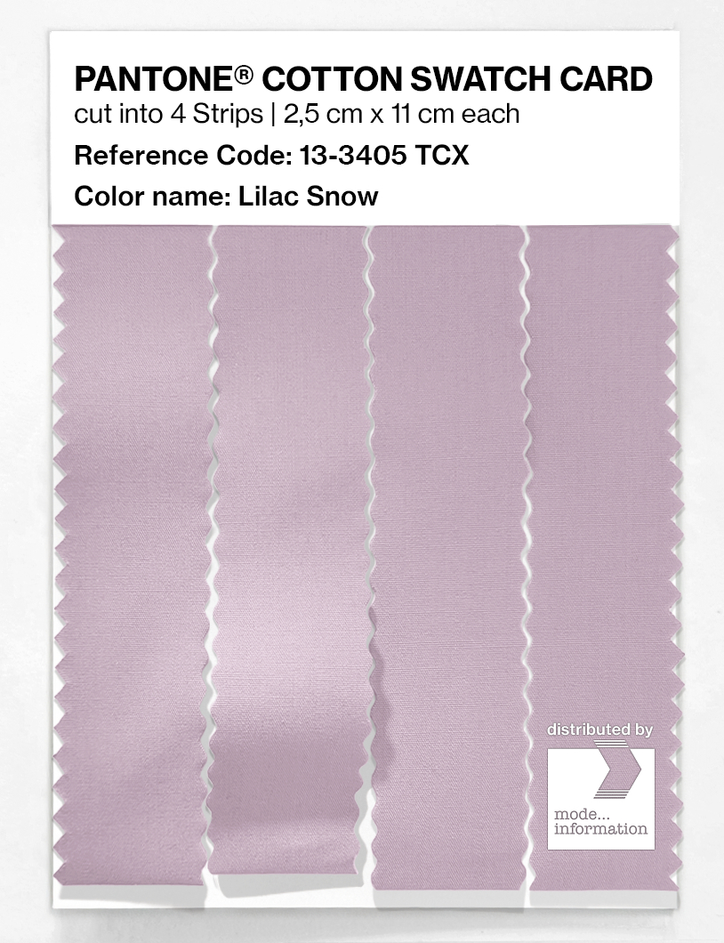 Artikelbild 3 des Artikels “PANTONE® COTTON SWATCH CARD 13-3405 TCX Lilac Snow “