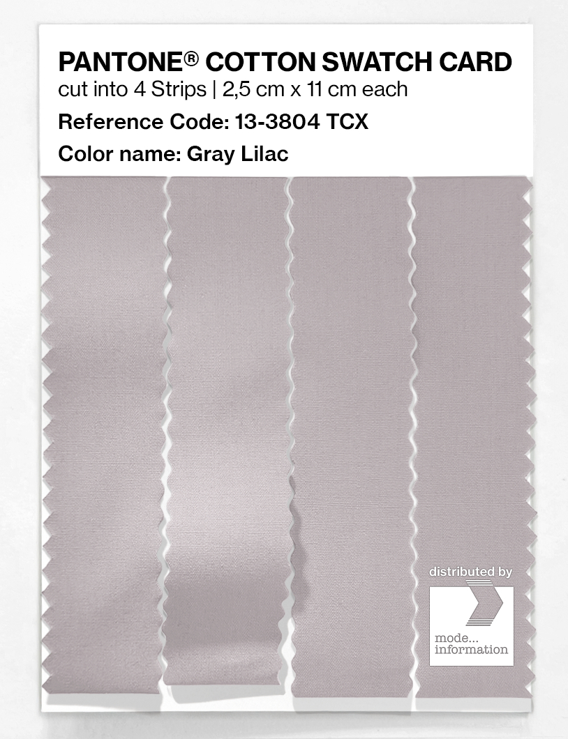 Product image 3 of the product “PANTONE® COTTON SWATCH CARD 13-3804 TCX Gray Lilac ”