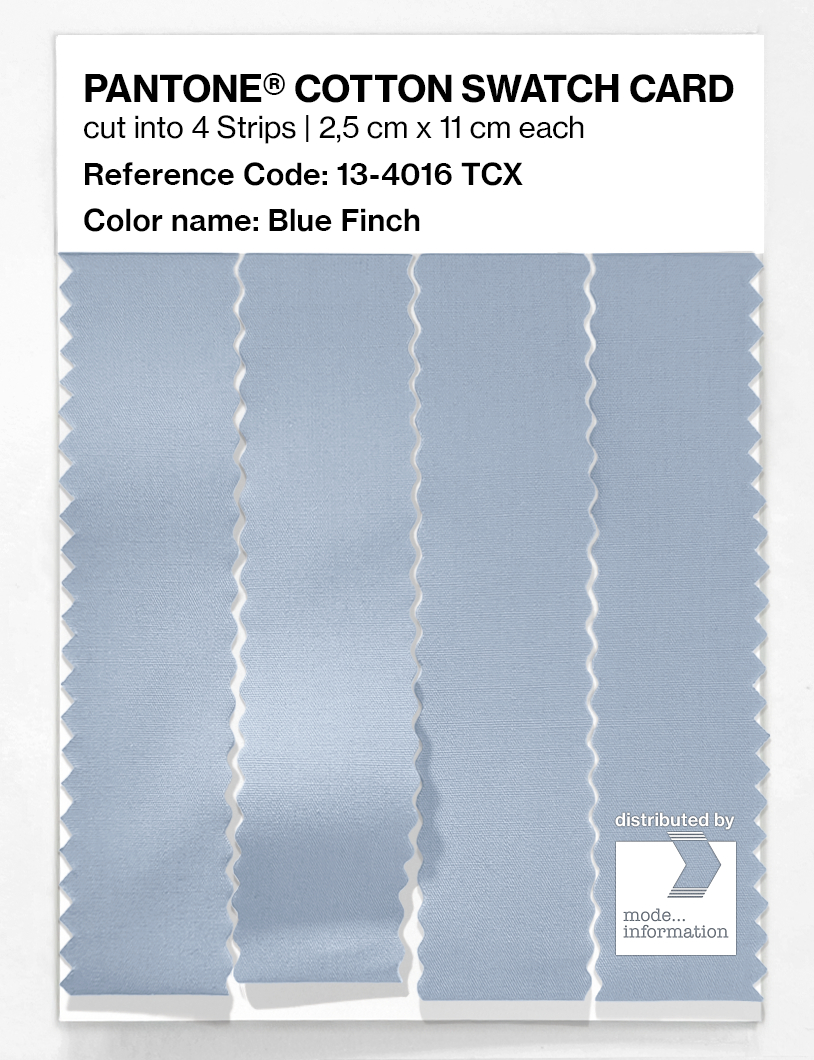 Product image 3 of the product “PANTONE® COTTON SWATCH CARD 13-4016 TCX Blue Finch ”
