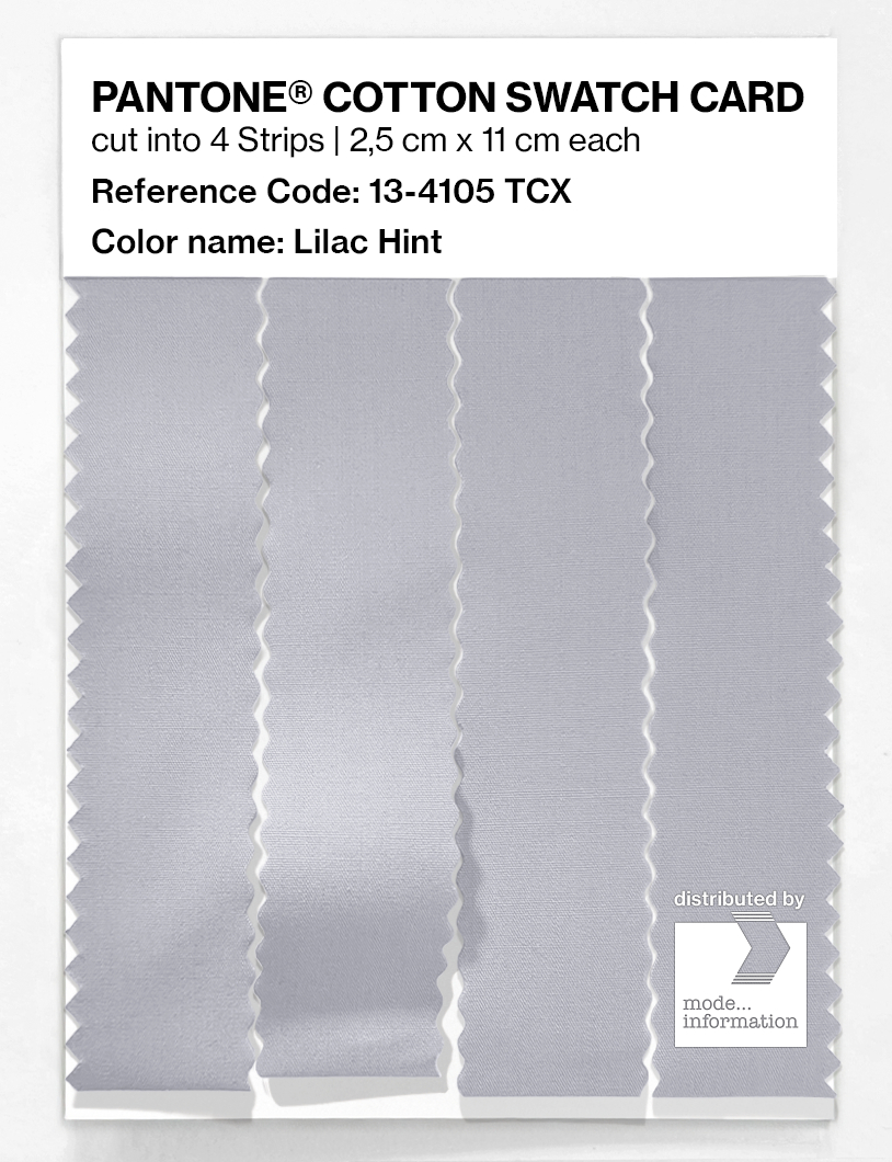 Artikelbild 3 des Artikels “PANTONE® COTTON SWATCH CARD 13-4105 TCX Lilac Hint “
