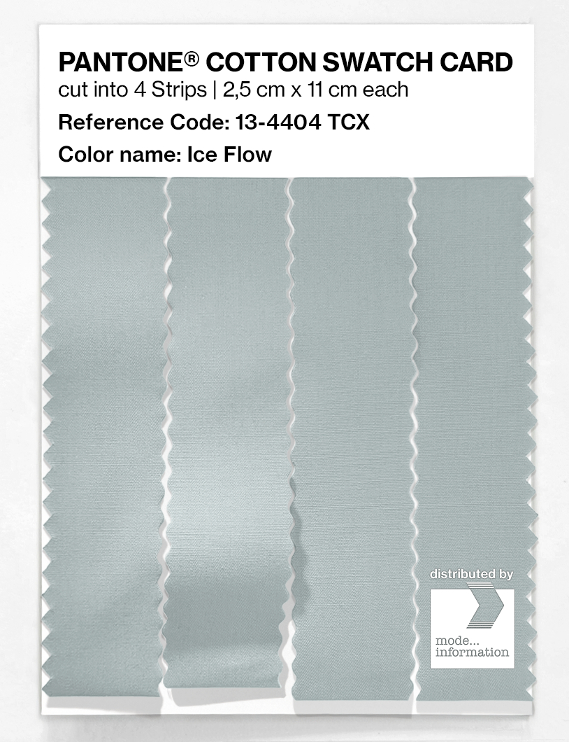 Product image 3 of the product “PANTONE® COTTON SWATCH CARD 13-4404 TCX Ice Flow ”