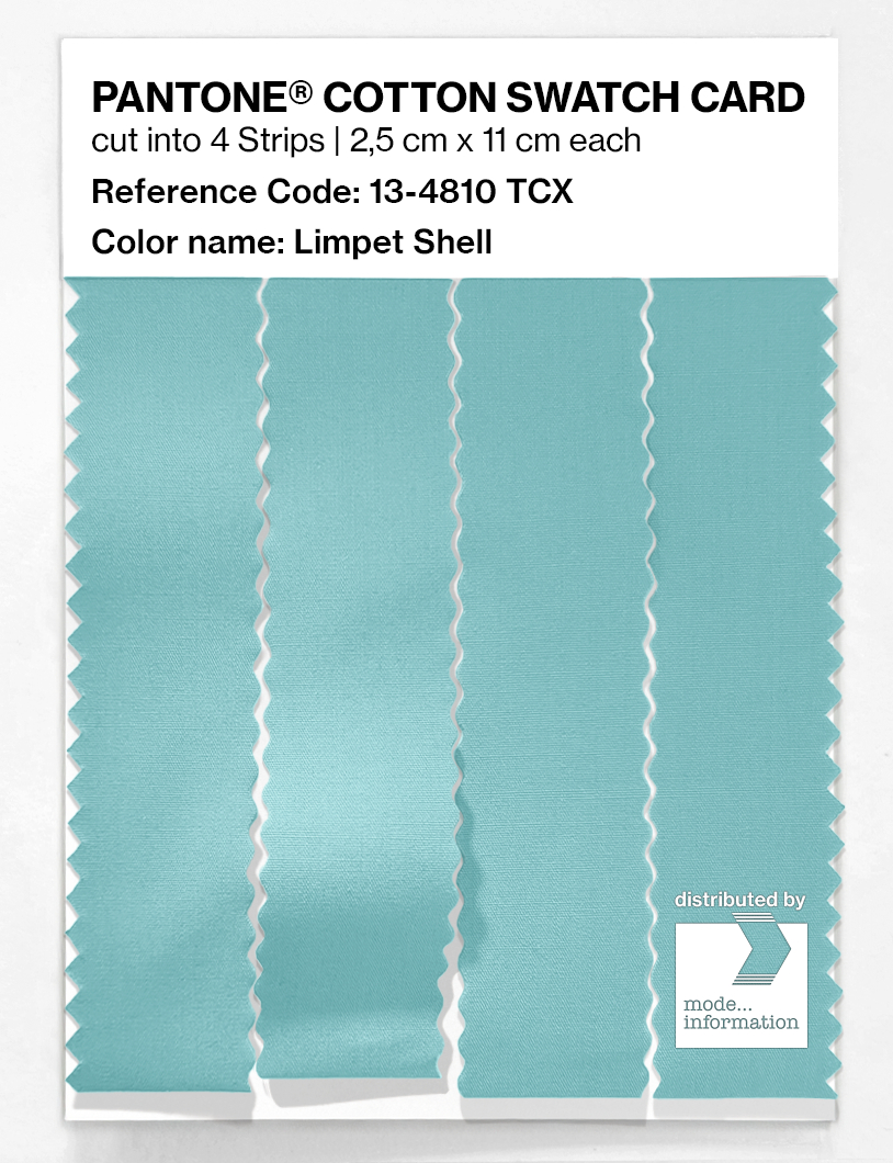 Product image 3 of the product “PANTONE® COTTON SWATCH CARD 13-4810 TCX Limpet Shell ”