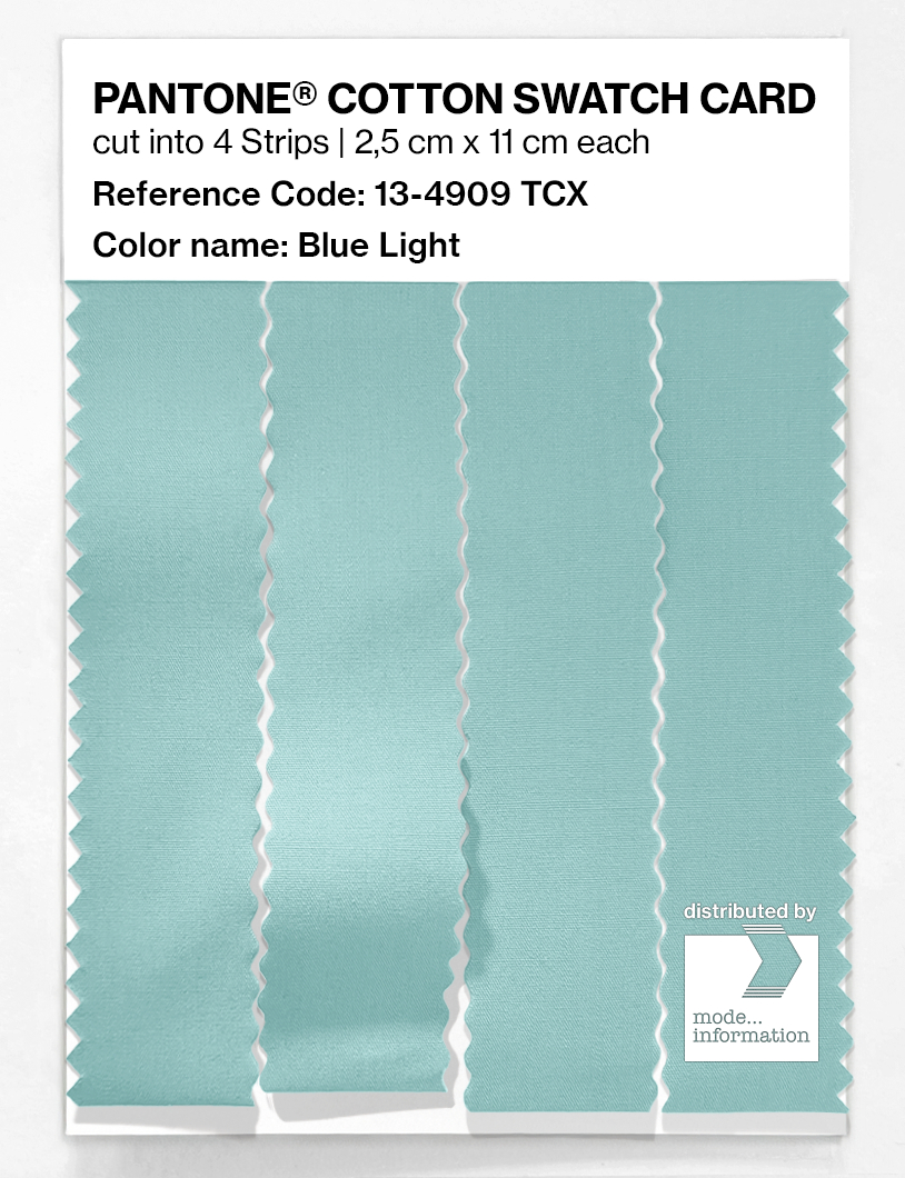 Artikelbild 3 des Artikels “PANTONE® COTTON SWATCH CARD 13-4909 TCX Blue Light “
