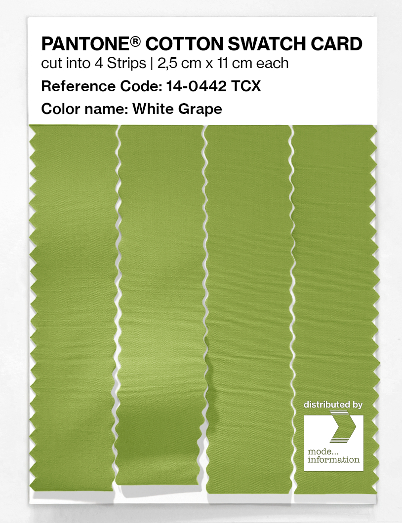 Product image 3 of the product “PANTONE® COTTON SWATCH CARD 14-0442 TCX White Grape ”