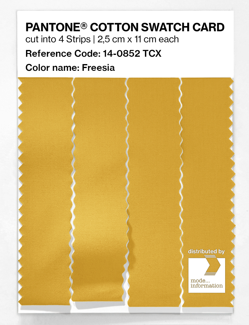 Product image 3 of the product “PANTONE® COTTON SWATCH CARD 14-0852 TCX Freesia ”