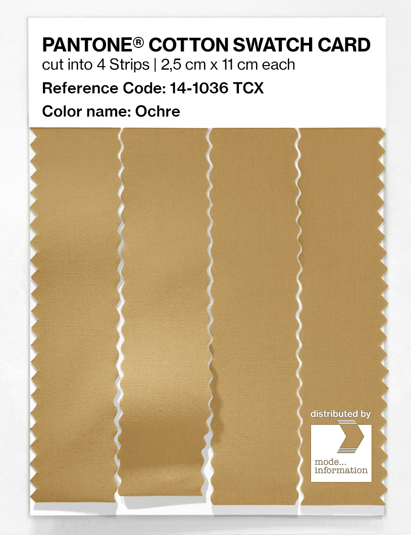 Artikelbild 3 des Artikels “PANTONE® COTTON SWATCH CARD 14-1036 TCX Ochre “