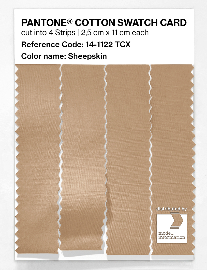 Artikelbild 3 des Artikels “PANTONE® COTTON SWATCH CARD 14-1122 TCX Sheepskin “