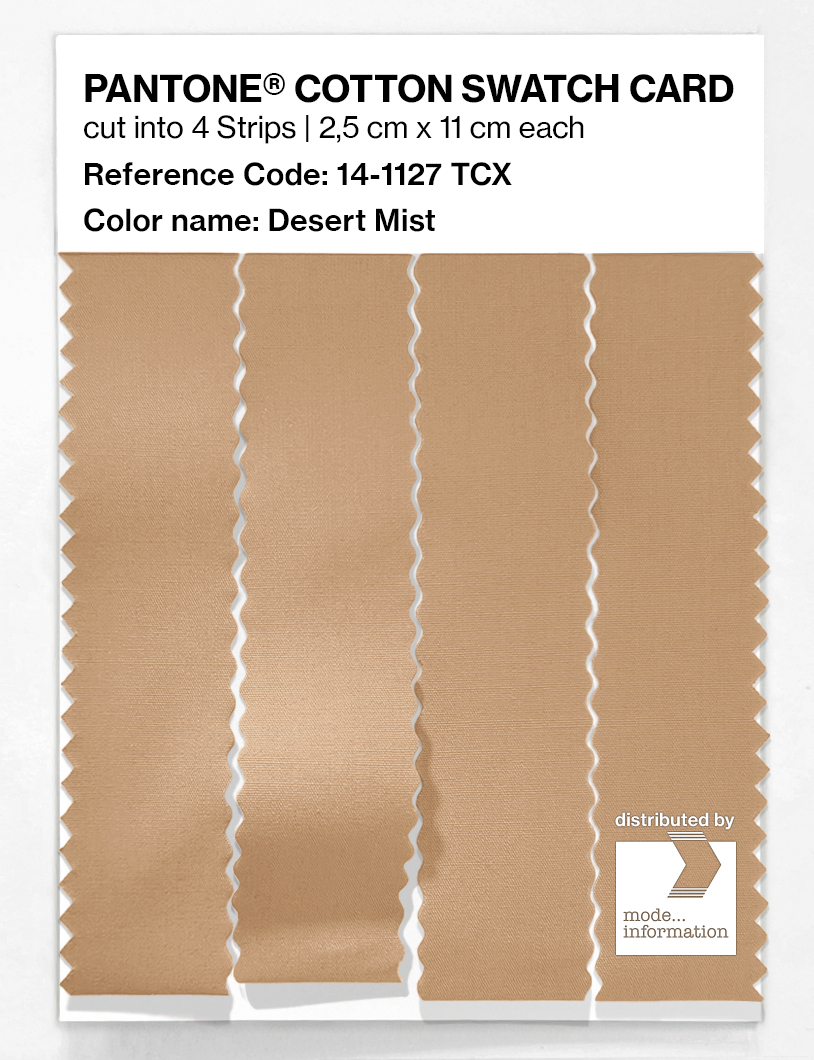 Artikelbild 3 des Artikels “PANTONE® COTTON SWATCH CARD 14-1127 TCX Desert Mist “