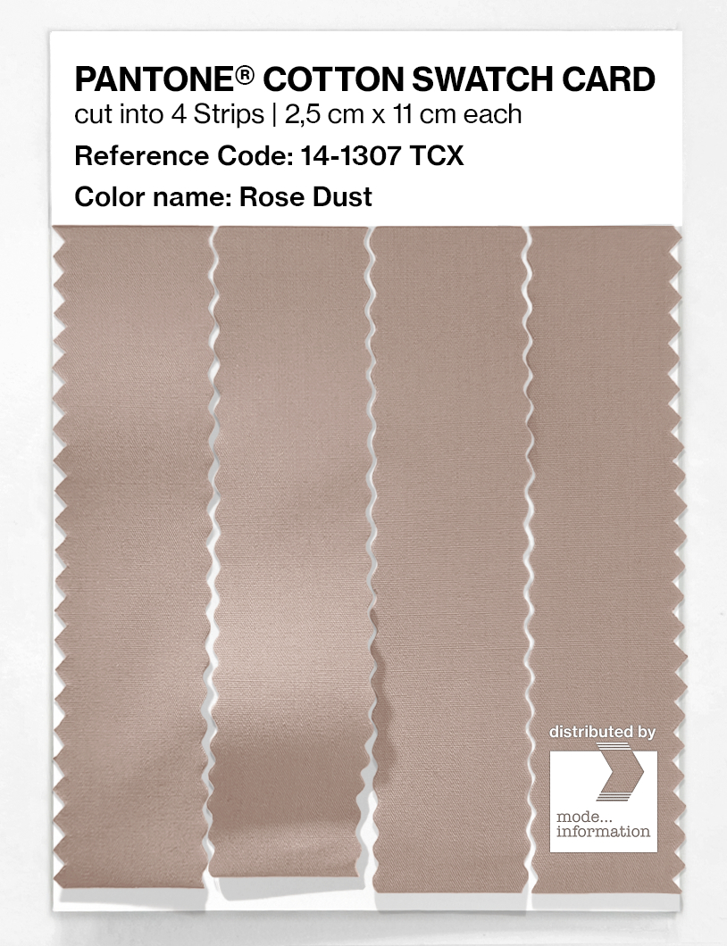 Product image 3 of the product “PANTONE® COTTON SWATCH CARD 14-1307 TCX Rose Dust ”