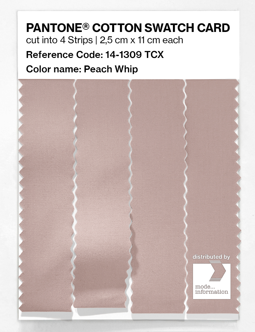 Artikelbild 3 des Artikels “PANTONE® COTTON SWATCH CARD 14-1309 TCX Peach Whip “