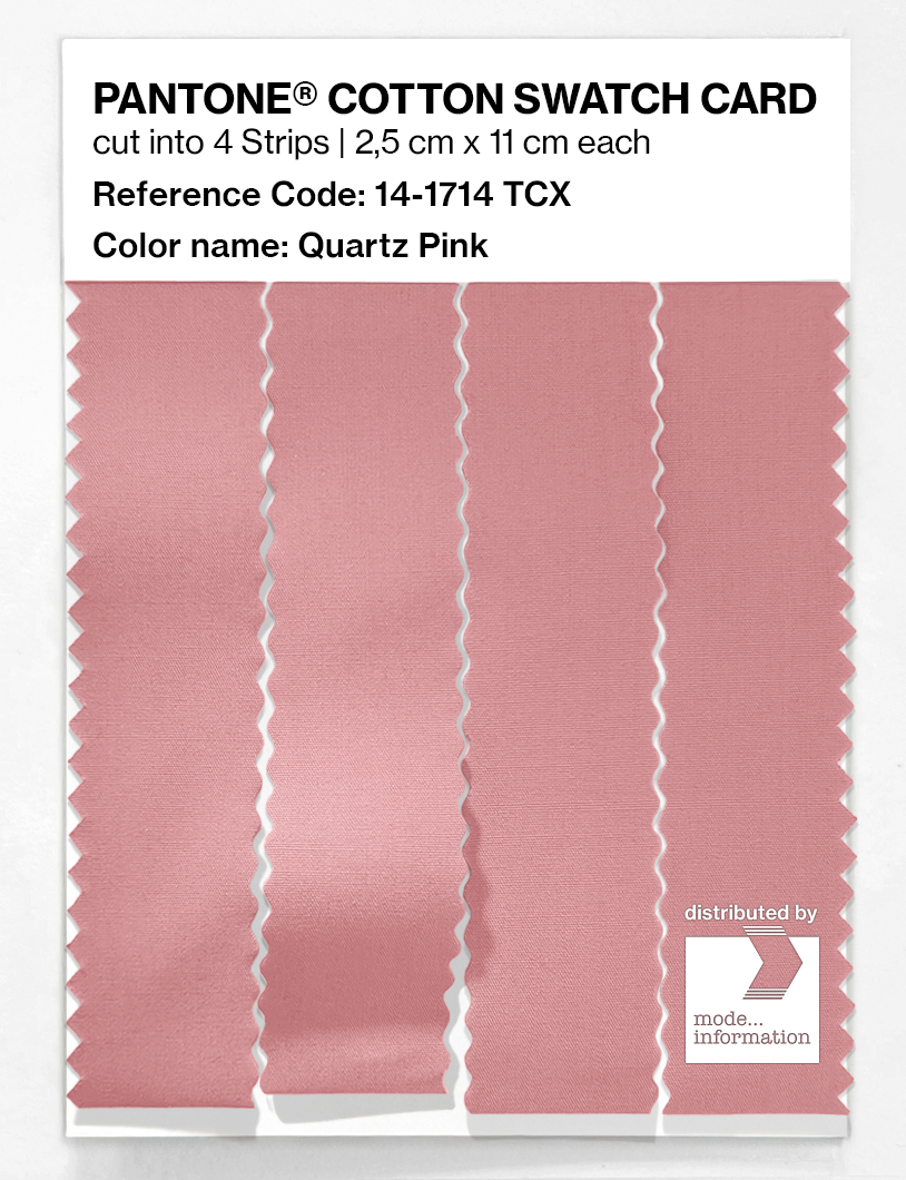 Artikelbild 3 des Artikels “PANTONE® COTTON SWATCH CARD 14-1714 TCX Quartz Pink “