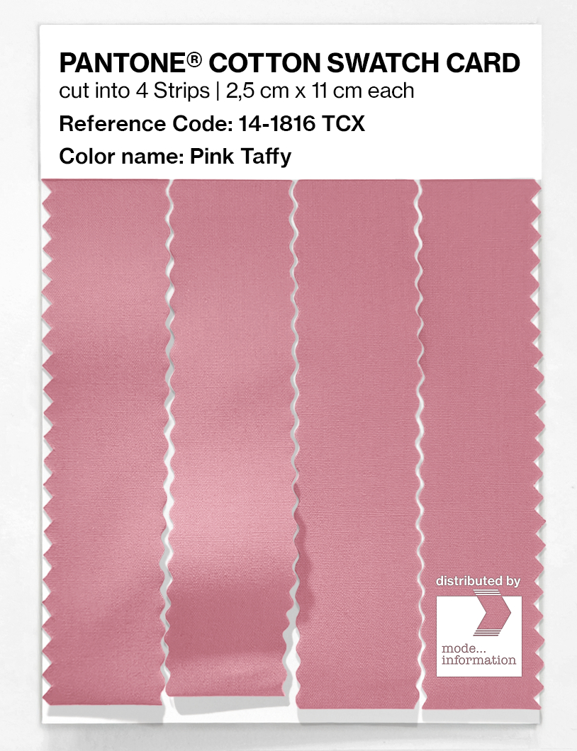 Product image 3 of the product “PANTONE® COTTON SWATCH CARD 14-1816 TCX Pink Taffy ”