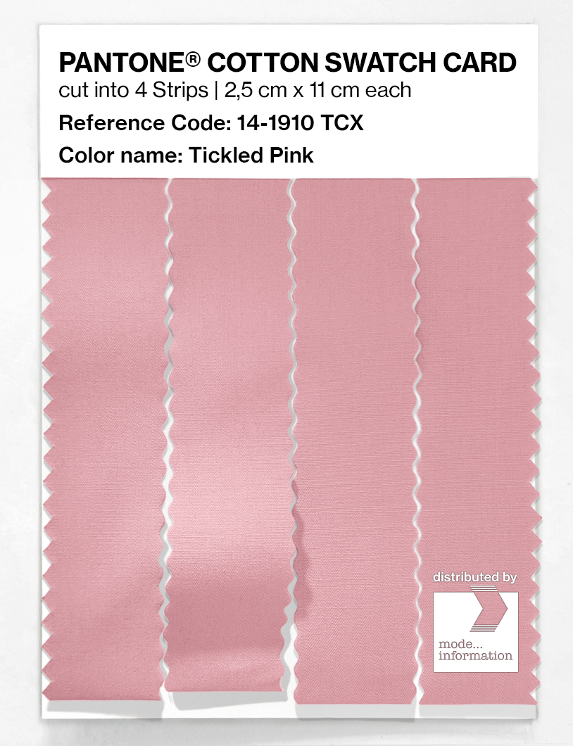 Artikelbild 3 des Artikels “PANTONE® COTTON SWATCH CARD 14-1910 TCX Tickled Pink “