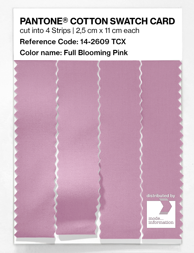 Product image 3 of the product “PANTONE® COTTON SWATCH CARD 14-2609 TCX Full Blooming Pink ”