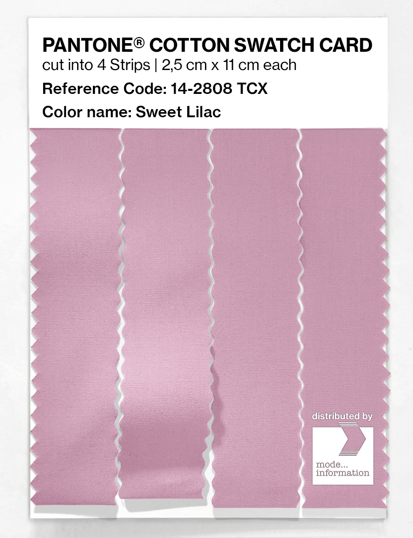 Artikelbild 3 des Artikels “PANTONE® COTTON SWATCH CARD 14-2808 TCX Sweet Lilac “