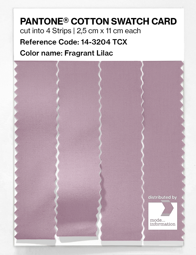 Product image 3 of the product “PANTONE® COTTON SWATCH CARD 14-3204 TCX Fragrant Lilac ”