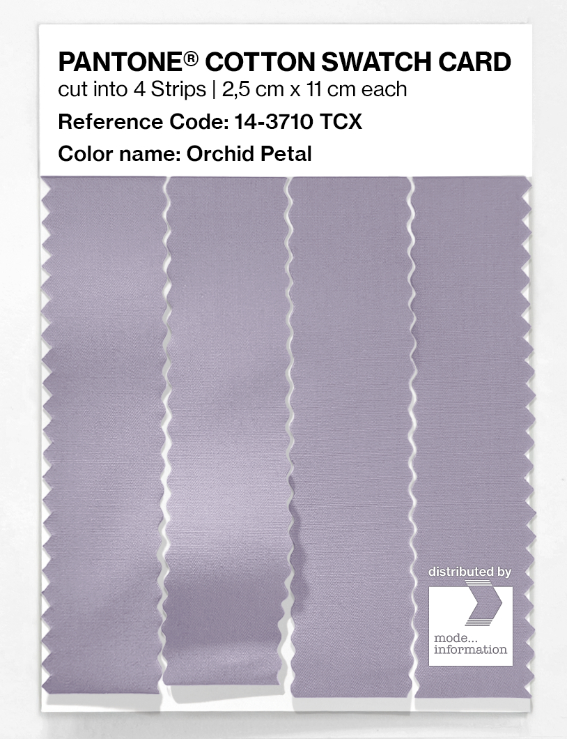 Product image 3 of the product “PANTONE® COTTON SWATCH CARD 14-3710 TCX Orchid Petal ”