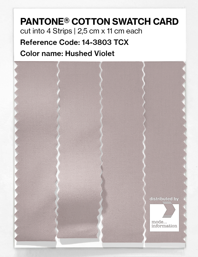 Artikelbild 3 des Artikels “PANTONE® COTTON SWATCH CARD 14-3803 TCX Hushed Violet “