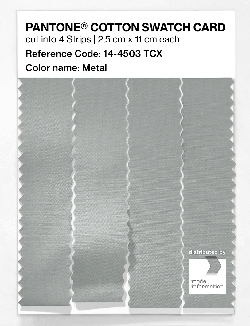 Artikelbild 3 des Artikels “PANTONE® COTTON SWATCH CARD 14-4503 TCX Metal “