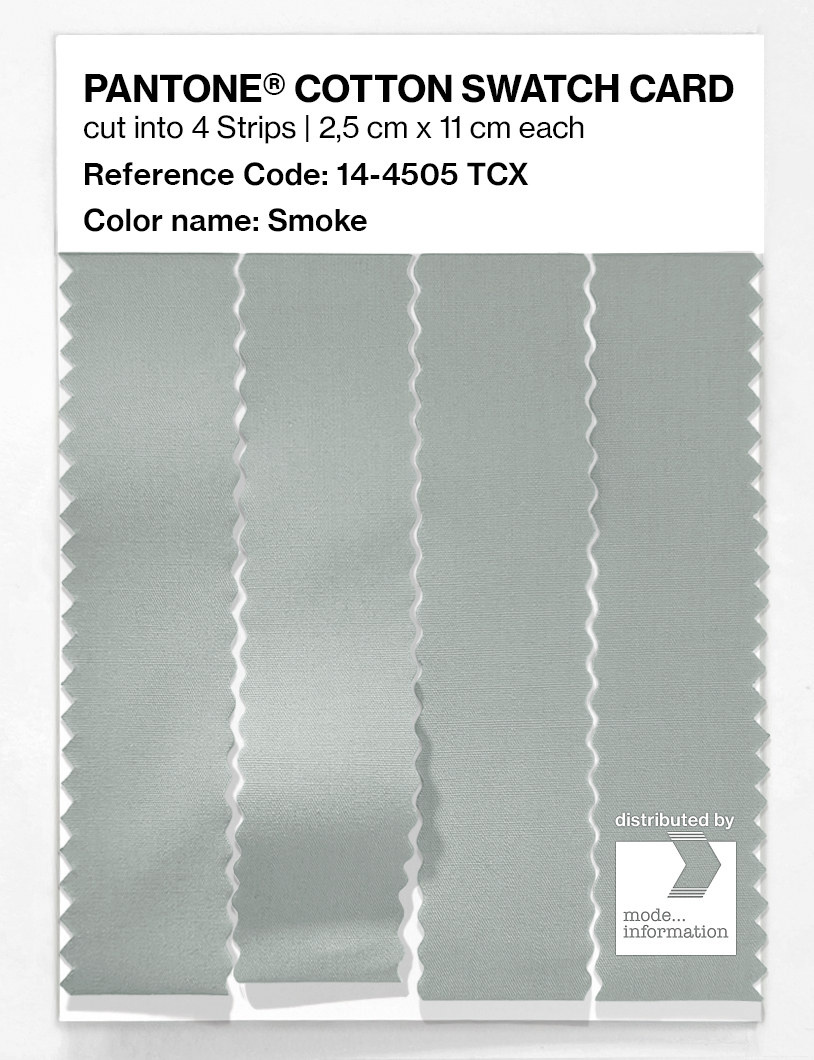Artikelbild 3 des Artikels “PANTONE® COTTON SWATCH CARD 14-4505 TCX Smoke “