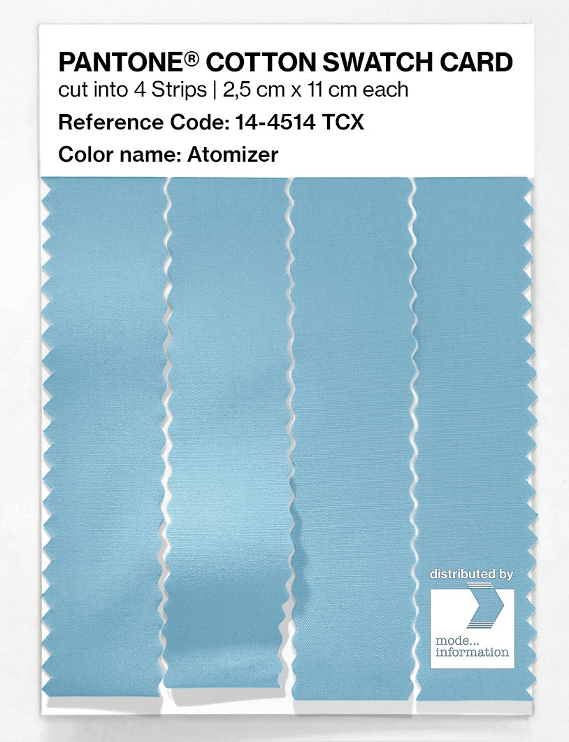 Product image 3 of the product “PANTONE® COTTON SWATCH CARD 14-4514 TCX Atomizer ”