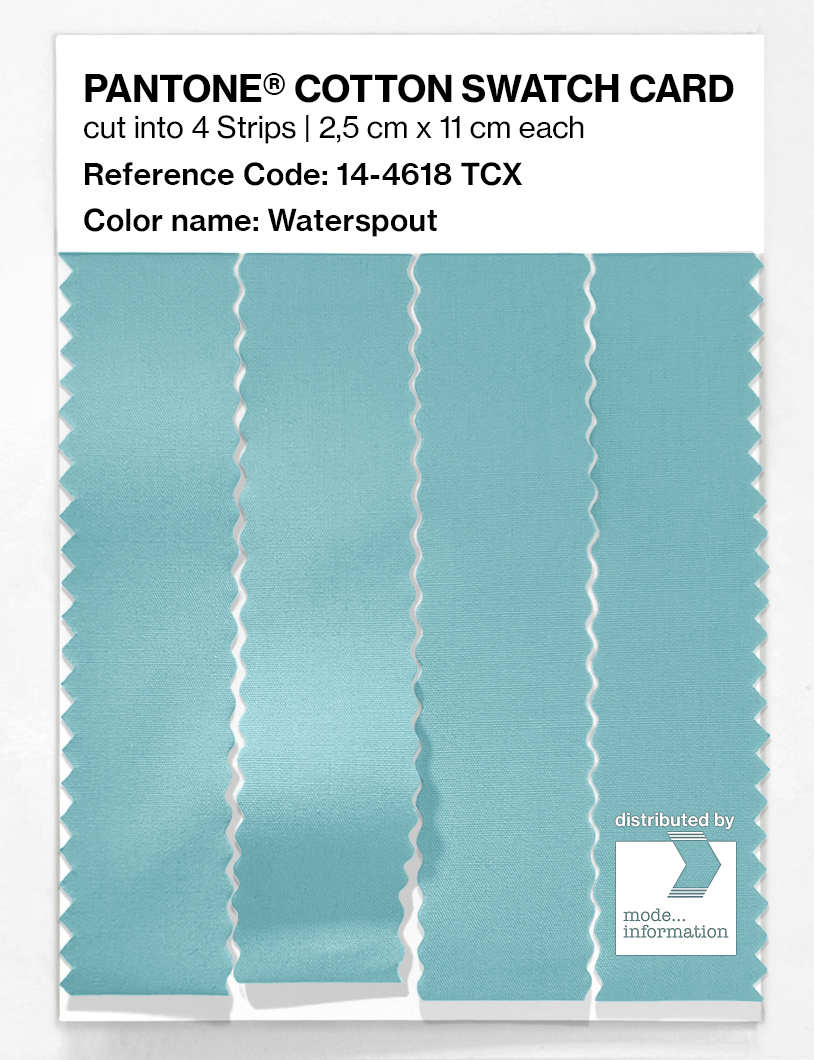 Artikelbild 3 des Artikels “PANTONE® COTTON SWATCH CARD 14-4618 TCX Waterspout “