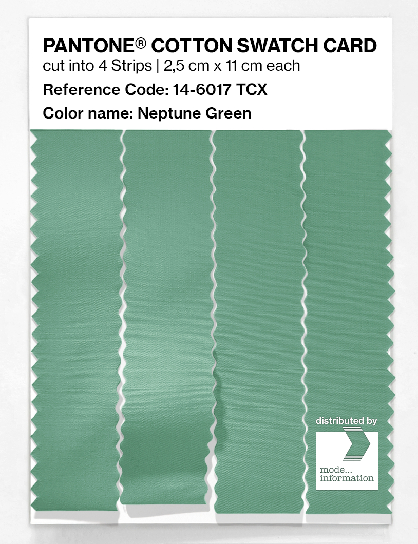 Artikelbild 3 des Artikels “PANTONE® COTTON SWATCH CARD 14-6017 TCX Neptune Green “