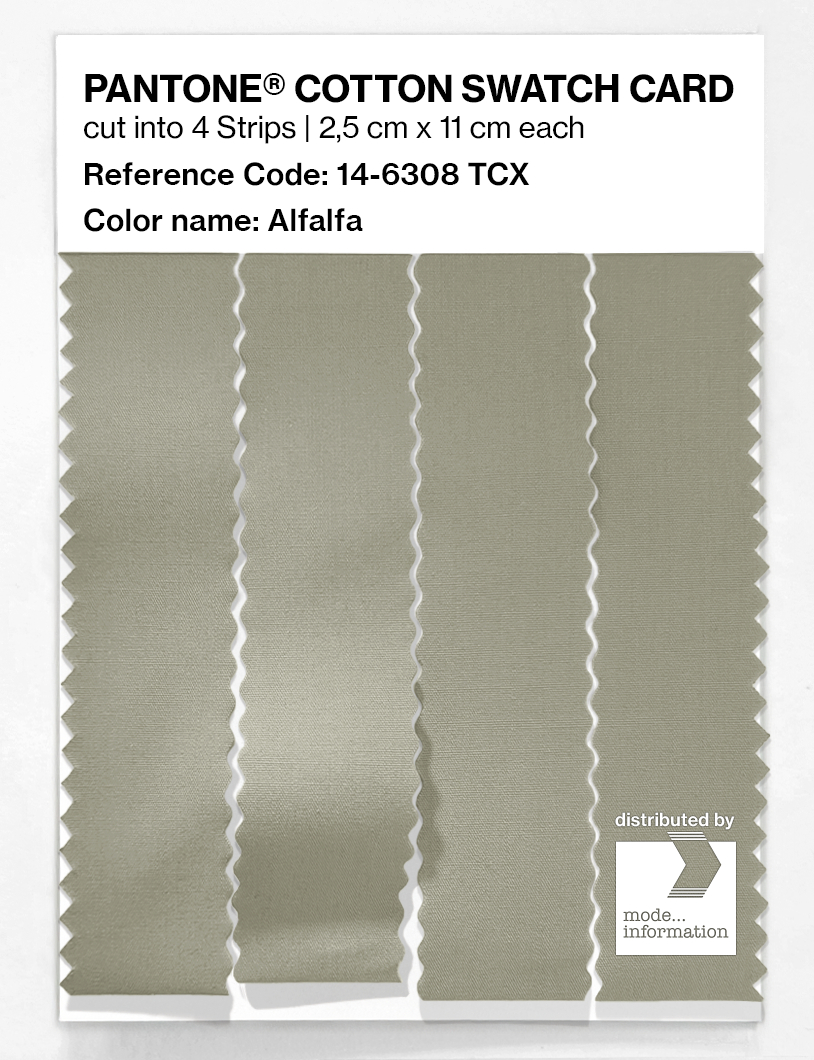 Artikelbild 3 des Artikels “PANTONE® COTTON SWATCH CARD 14-6308 TCX Alfalfa “