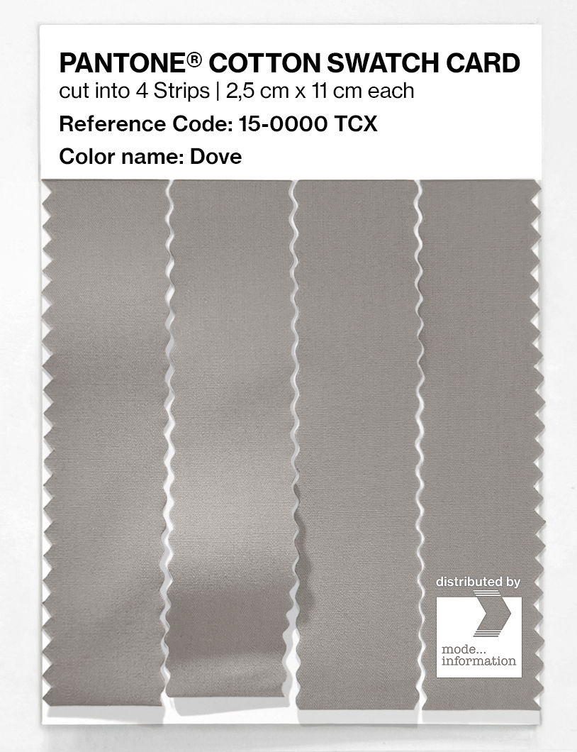 Artikelbild 3 des Artikels “PANTONE® COTTON SWATCH CARD 15-0000 TCX Dove “