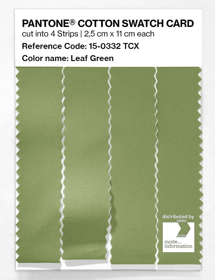 Artikelbild 3 des Artikels “PANTONE® COTTON SWATCH CARD 15-0332 TCX Leaf Green “