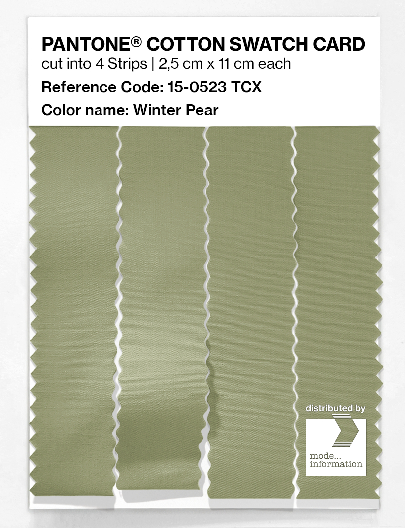 Artikelbild 3 des Artikels “PANTONE® COTTON SWATCH CARD 15-0523 TCX Winter Pear “