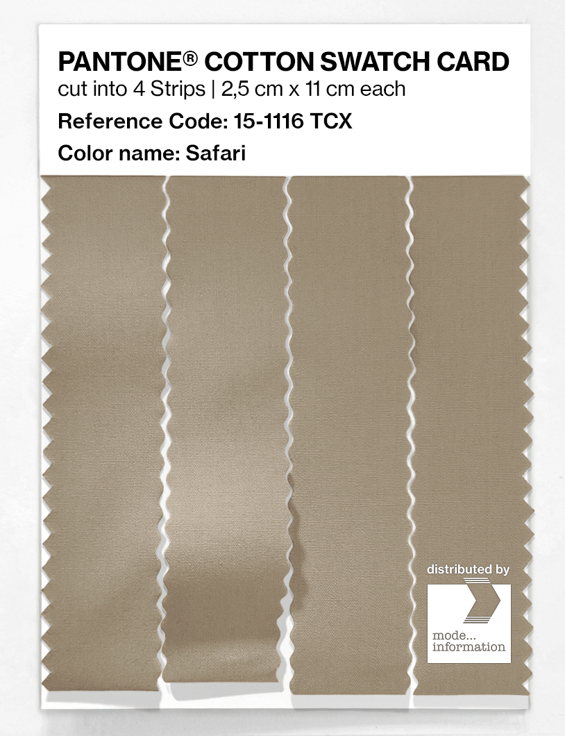 Artikelbild 3 des Artikels “PANTONE® COTTON SWATCH CARD 15-1116 TCX Safari “