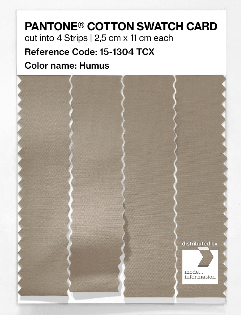 Artikelbild 3 des Artikels “PANTONE® COTTON SWATCH CARD 15-1304 TCX Humus “