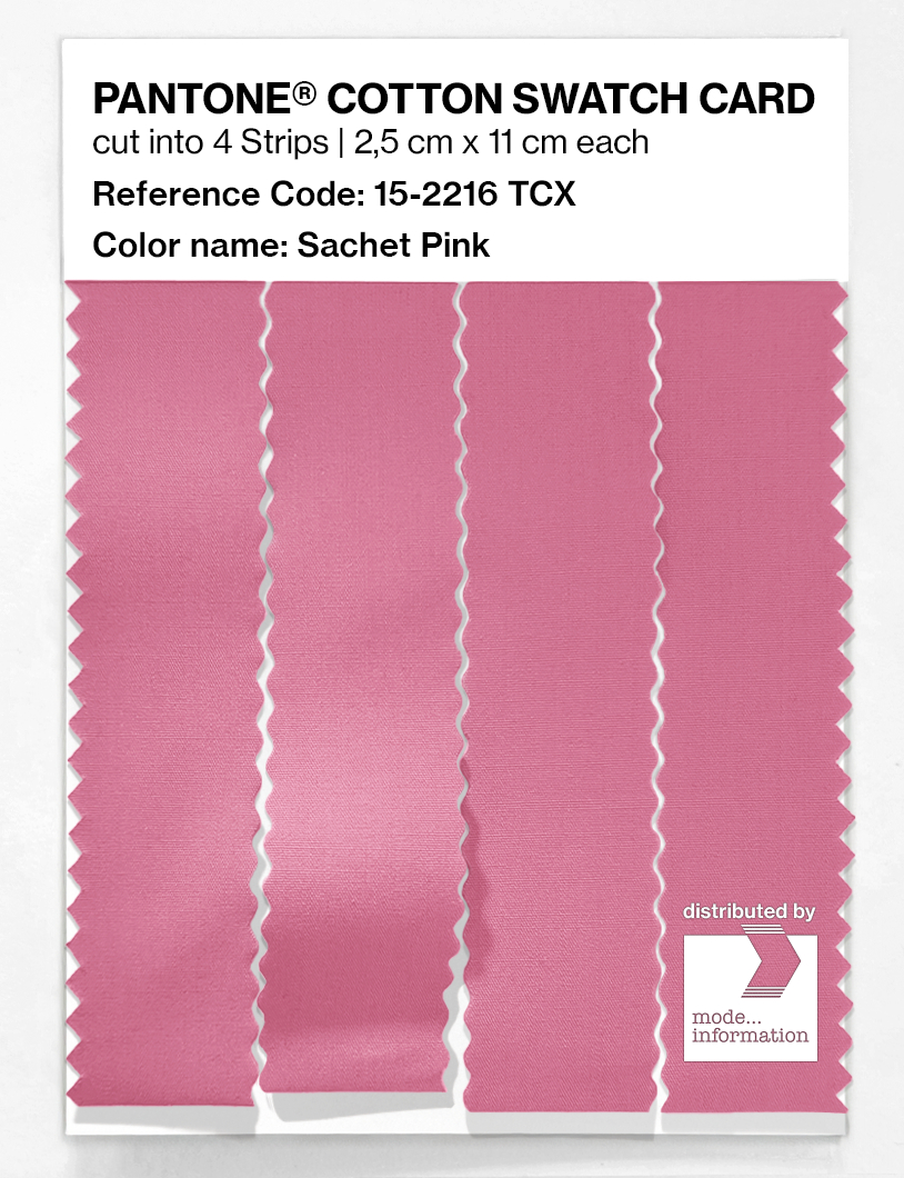 Artikelbild 3 des Artikels “PANTONE® COTTON SWATCH CARD 15-2216 TCX Sachet Pink “