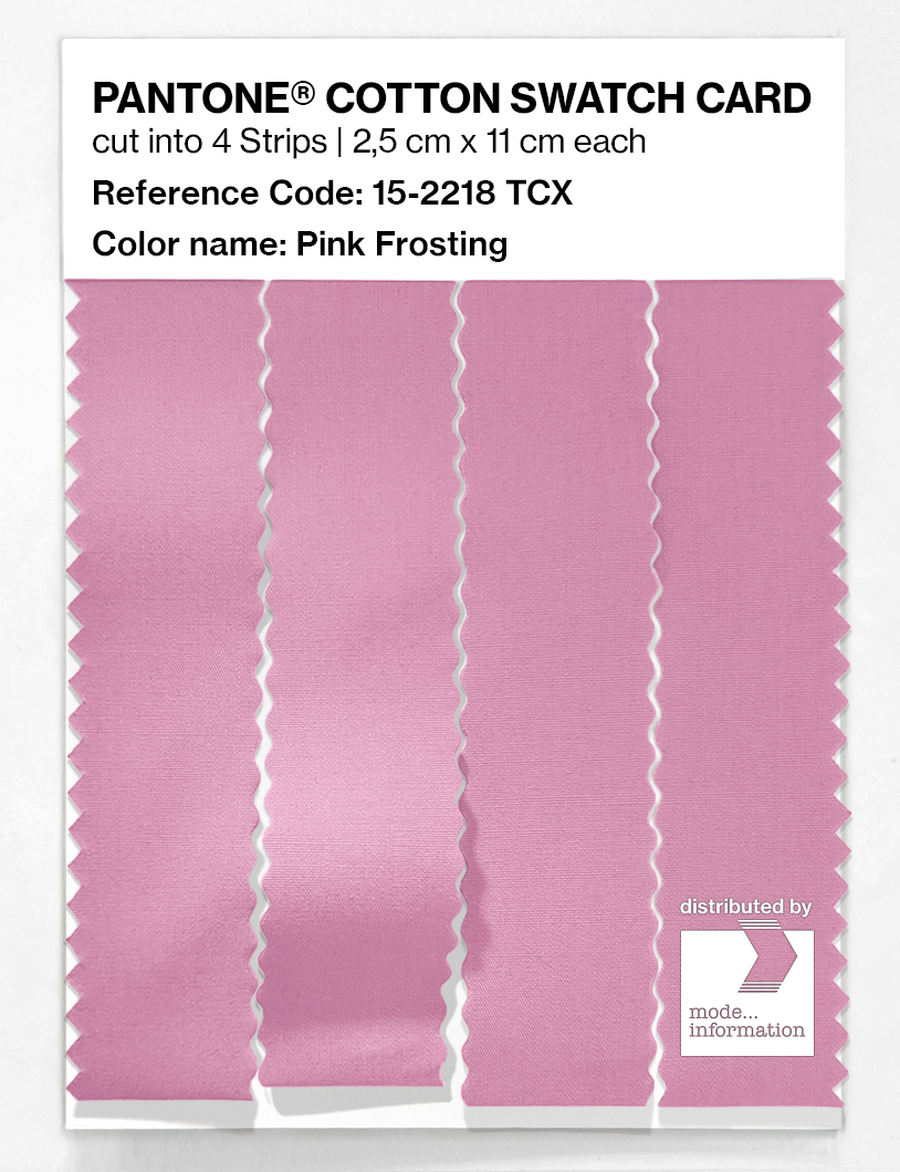 Product image 3 of the product “PANTONE® COTTON SWATCH CARD 15-2218 TCX Pink Frosting ”