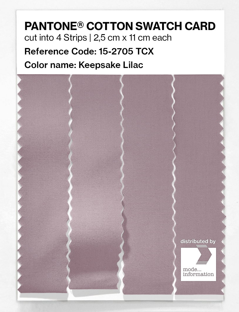 Product image 3 of the product “PANTONE® COTTON SWATCH CARD 15-2705 TCX Keepsake Lilac ”