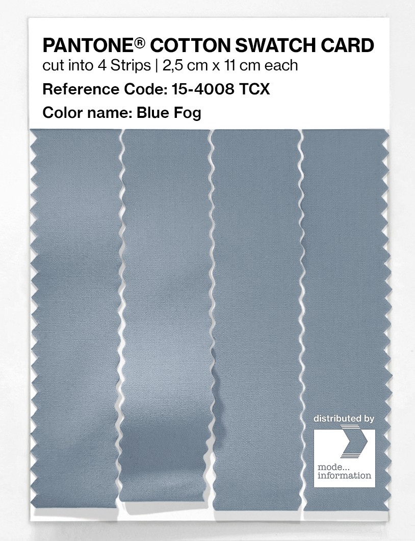 Artikelbild 3 des Artikels “PANTONE® COTTON SWATCH CARD 15-4008 TCX Blue Fog “