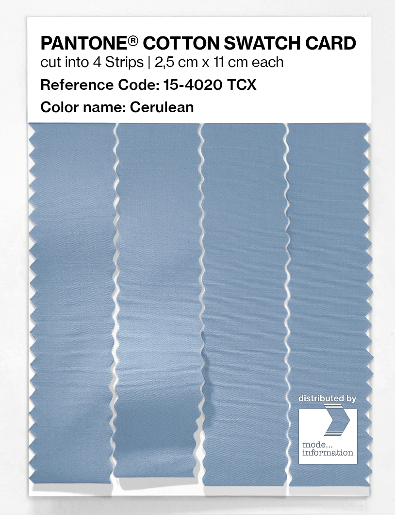 Artikelbild 3 des Artikels “PANTONE® COTTON SWATCH CARD 15-4020 TCX Cerulean “