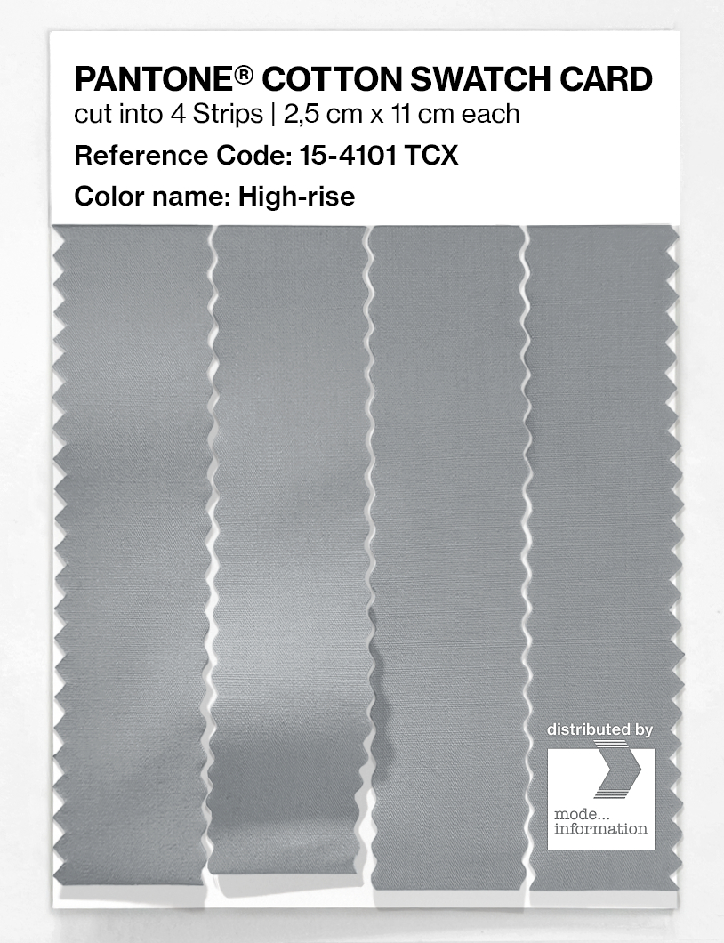 Product image 3 of the product “PANTONE® COTTON SWATCH CARD 15-4101 TCX High-rise ”