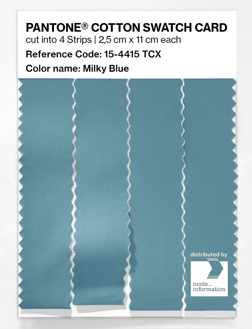 Artikelbild 3 des Artikels “PANTONE® COTTON SWATCH CARD 15-4415 TCX Milky Blue “